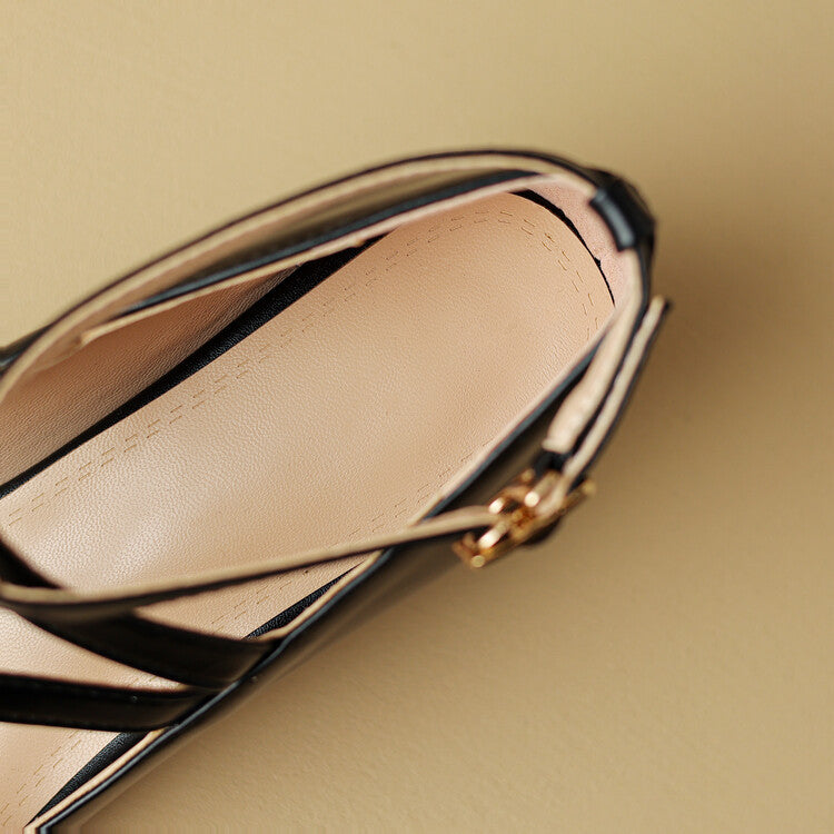 Mireya - Genuine Leather Heels