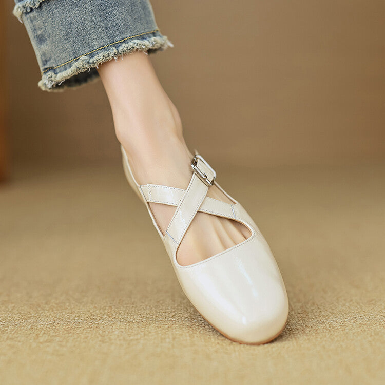 Valora Genuine Leather Ballet Shoes