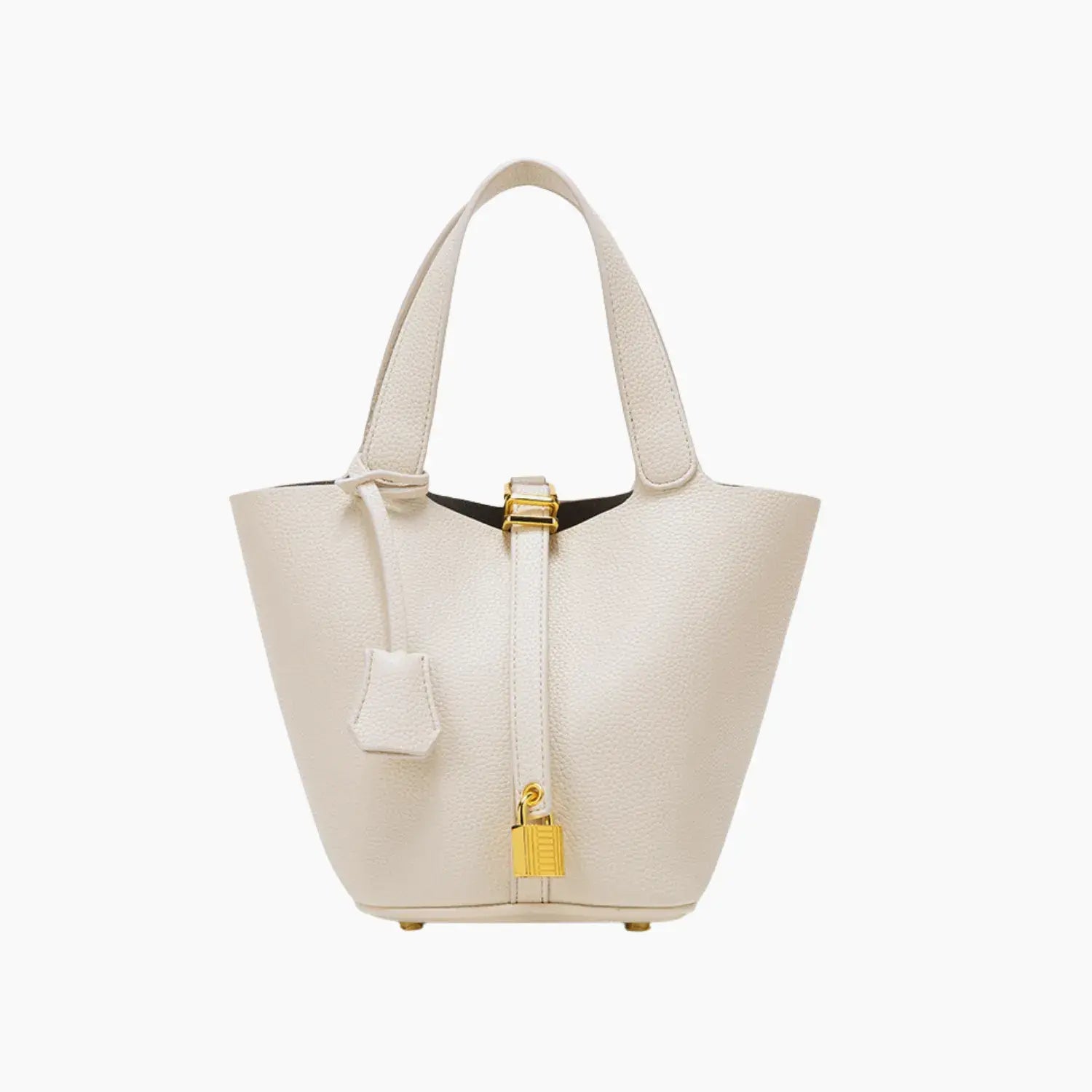 ROSELLE - VEGAN LEATHER BUCKET TOTE