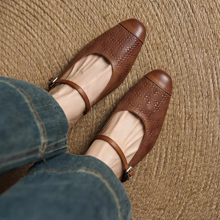 Authentic Leather Mules by Berla