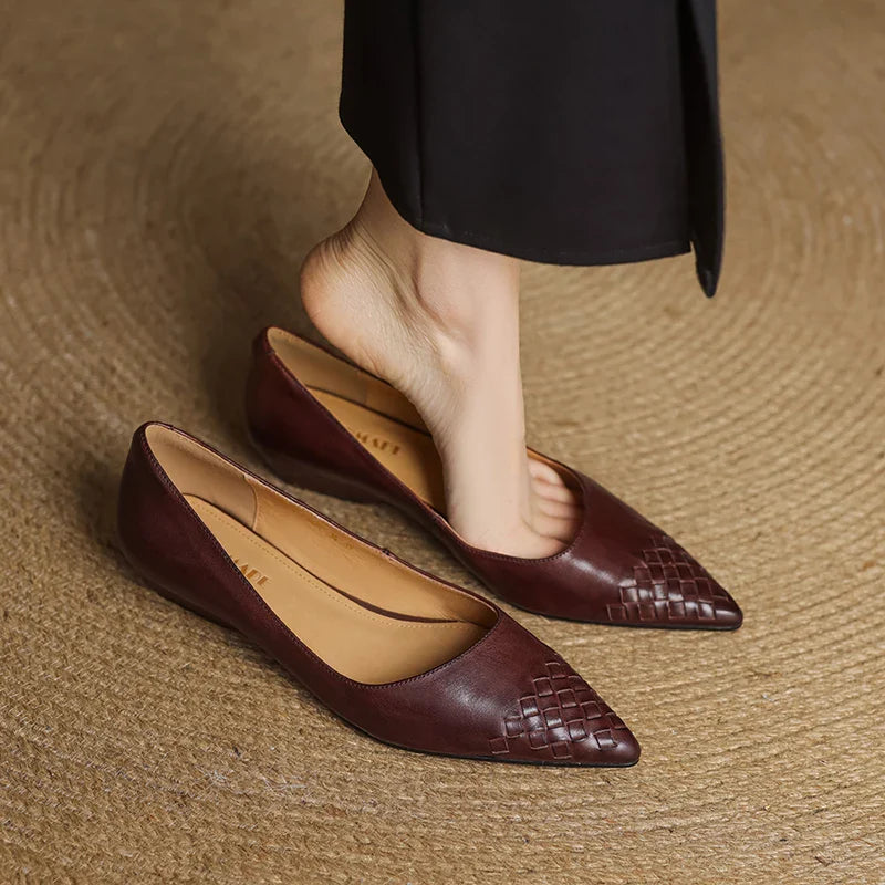 Zelith Genuine Leather Heels