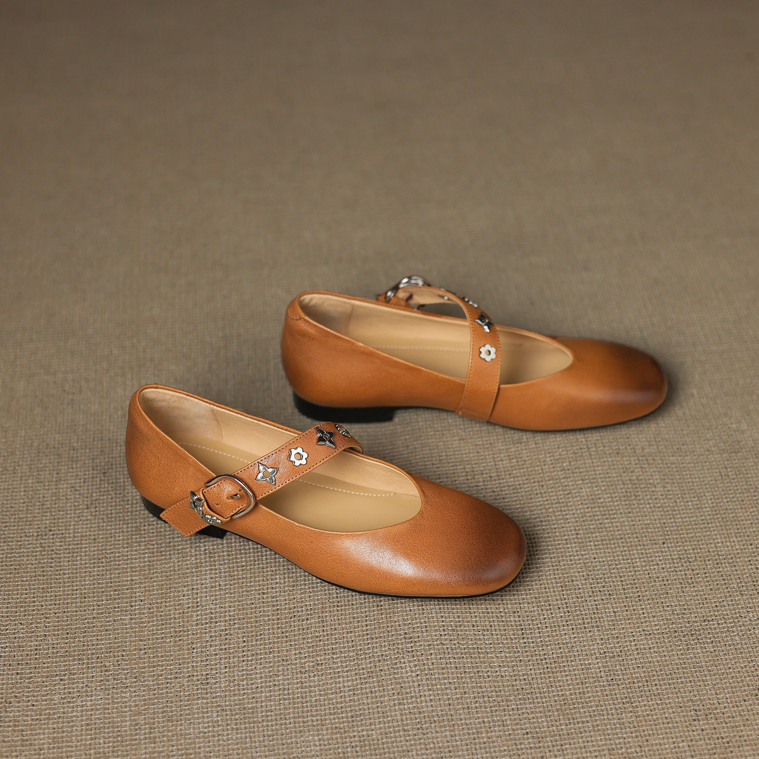 Noelia Genuine Leather Flats