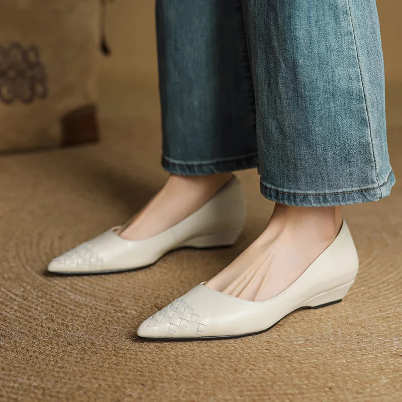 Zelith Genuine Leather Heels