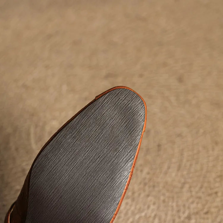 Authentic Leather Mules by Berla