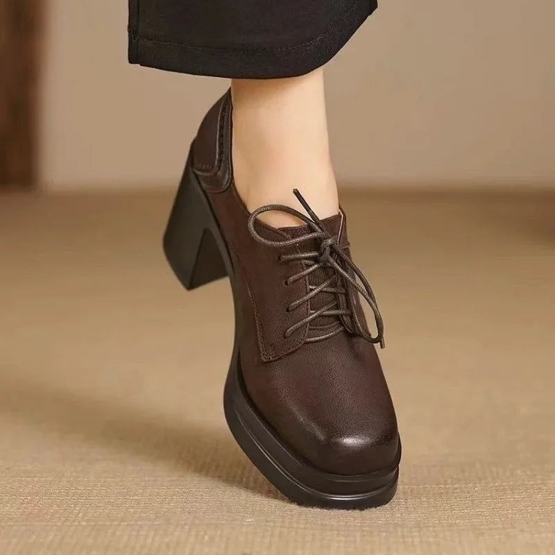 Zoira Chunky Heeled Shoes