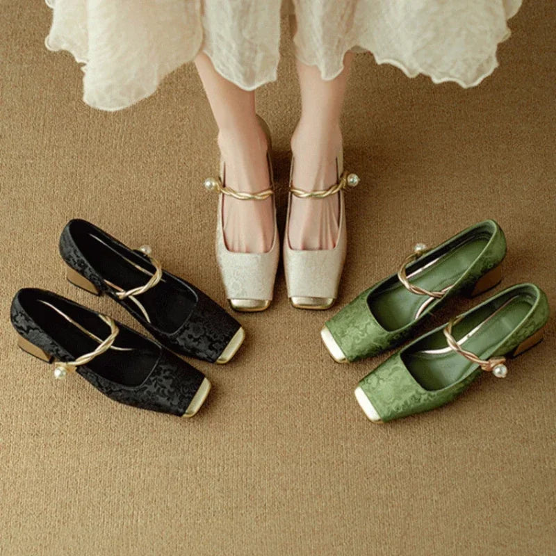 Elana Chunky Heeled Shoes