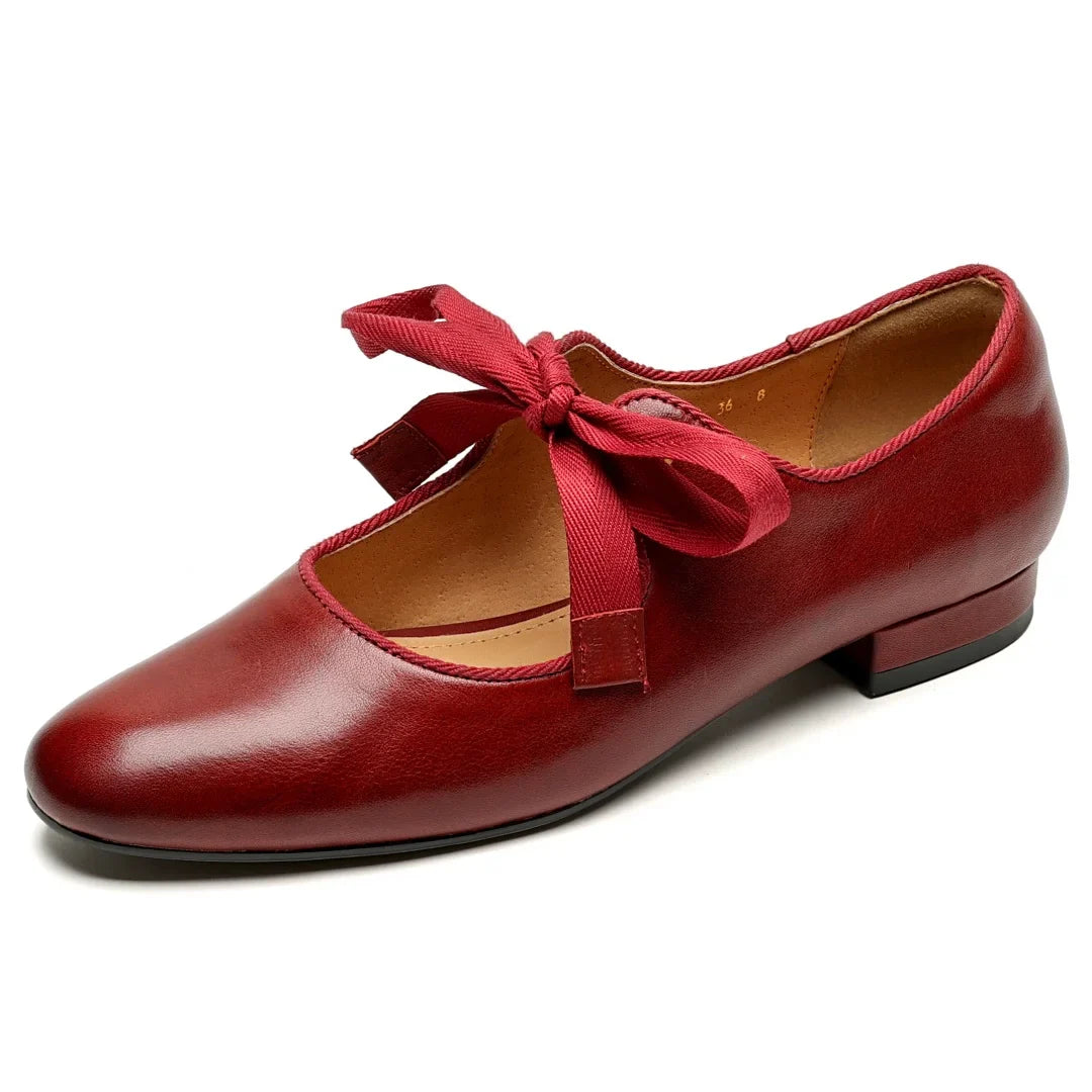 Bellaria Genuine Leather Flat Shoes