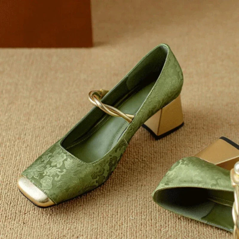 Elana Chunky Heeled Shoes