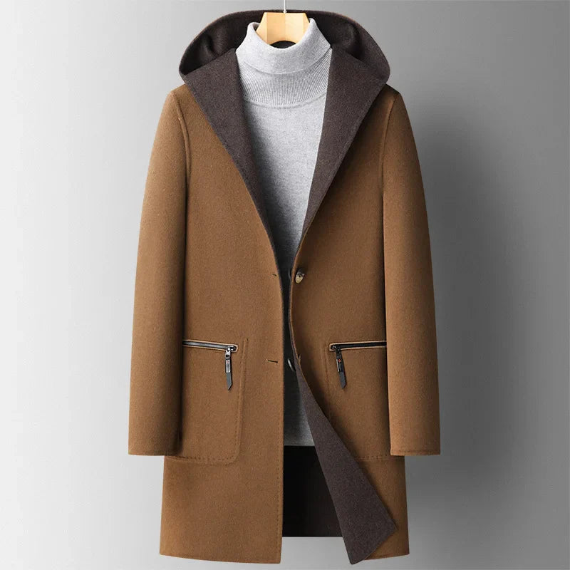 Westwood Cozy Wool Hooded Men Coat