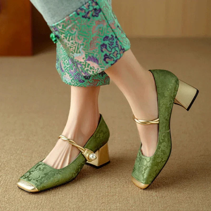 Elana Chunky Heeled Shoes