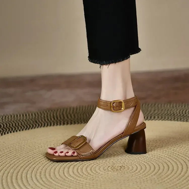 Verano Chunky Heeled Sandals