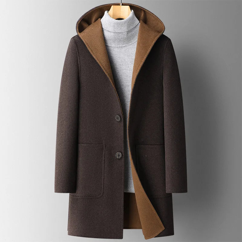 Westwood Cozy Wool Hooded Men Coat