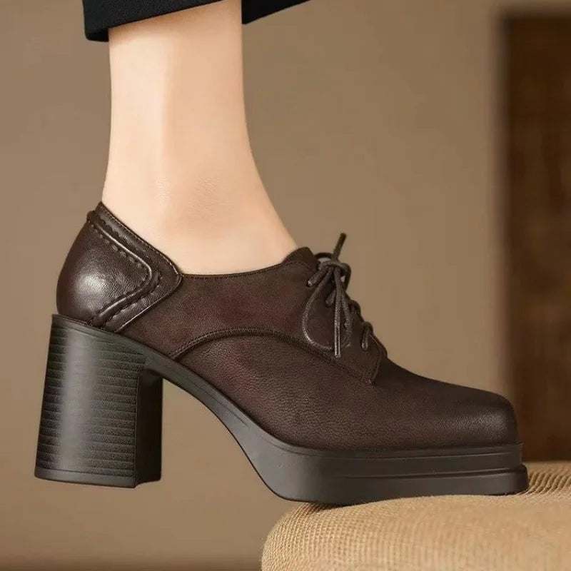 Zoira Chunky Heeled Shoes