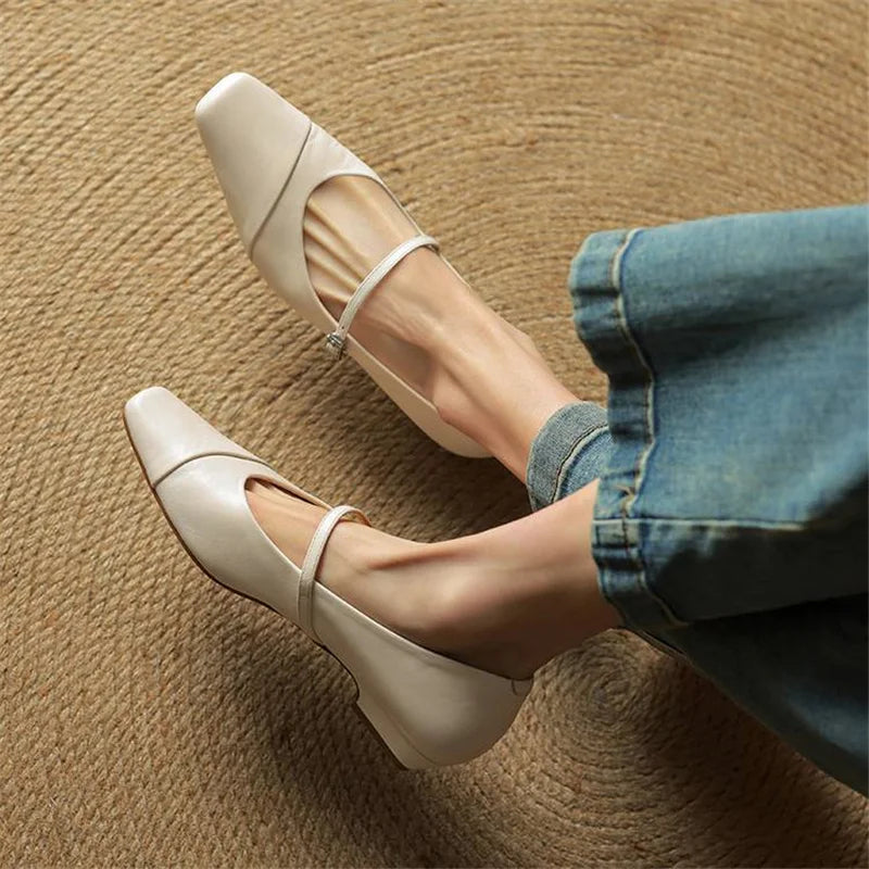 Velin Authentic Leather Heels
