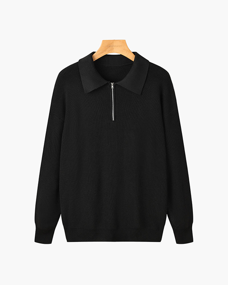 RASON Zip-Up Sweater