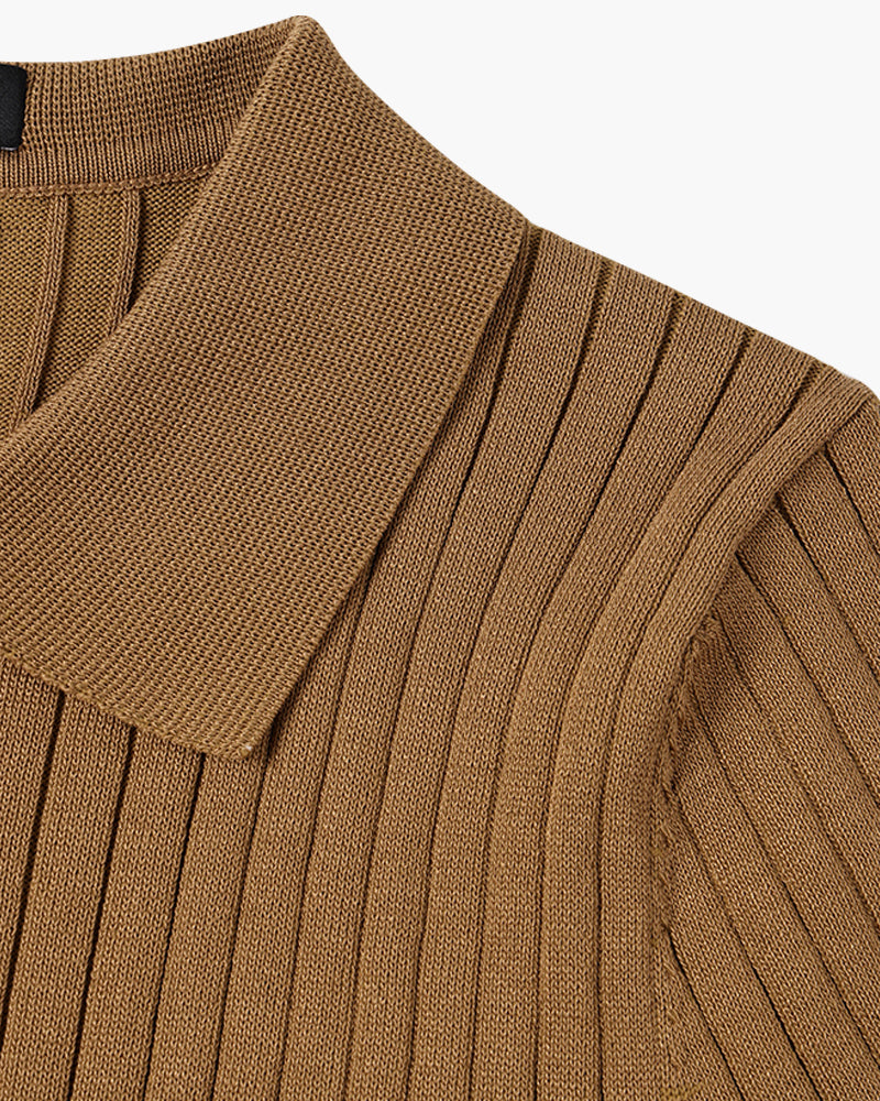 GIMCHEON Knit Polo Tee