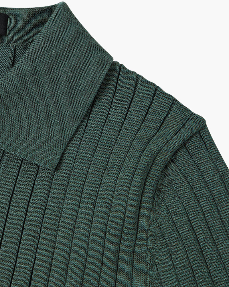 GIMCHEON Knit Polo Tee