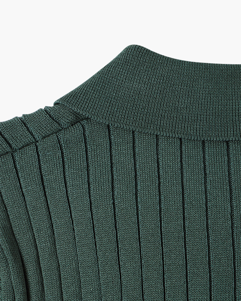 GIMCHEON Knit Polo Tee