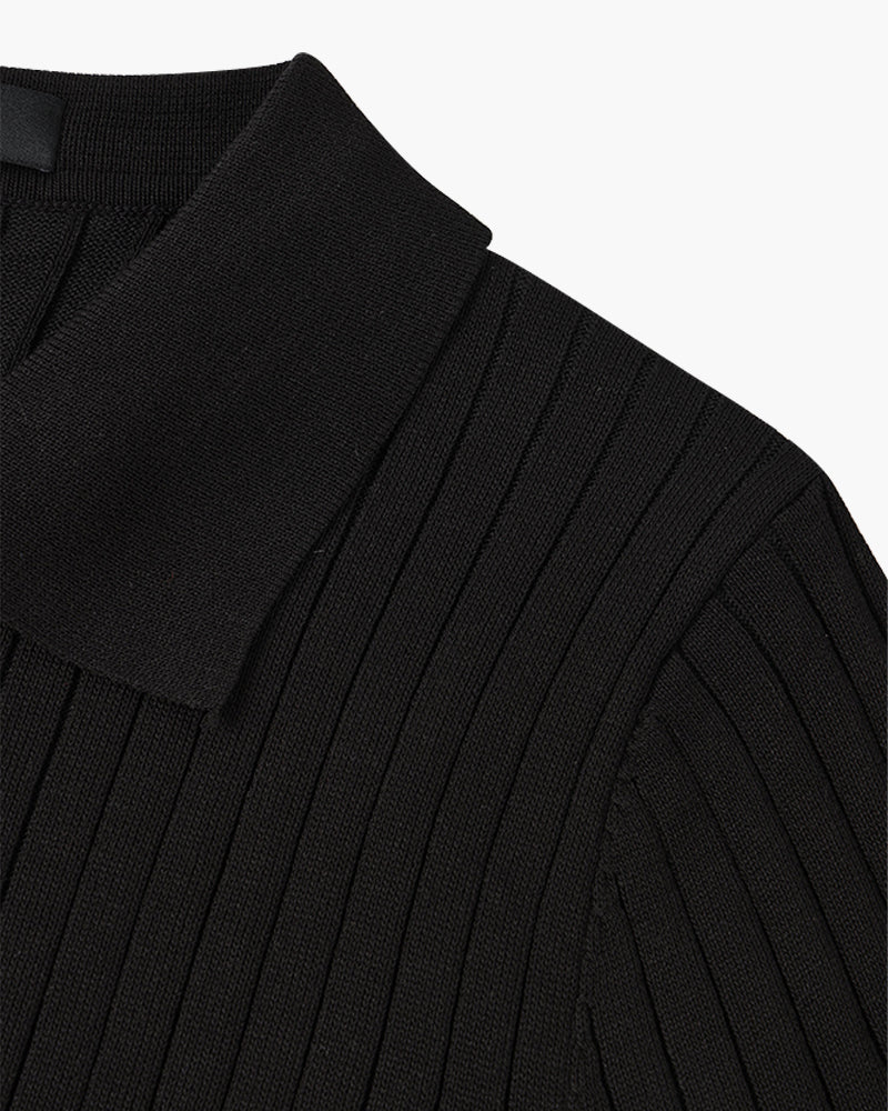GIMCHEON Knit Polo Tee