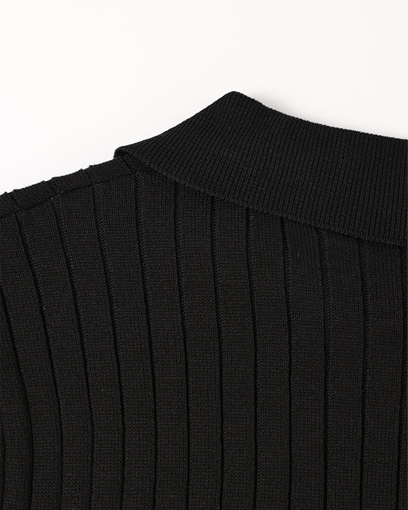 GIMCHEON Knit Polo Tee