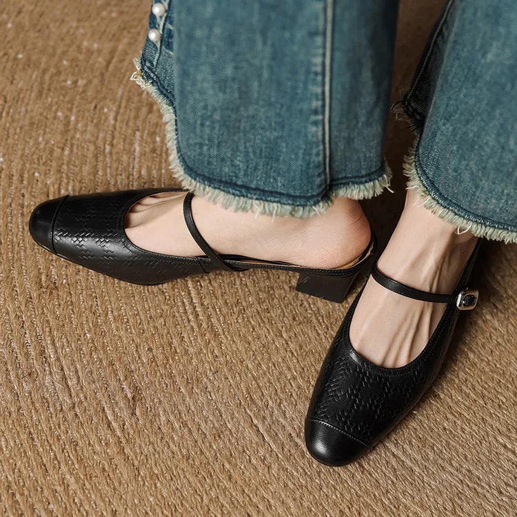 Authentic Leather Mules by Berla