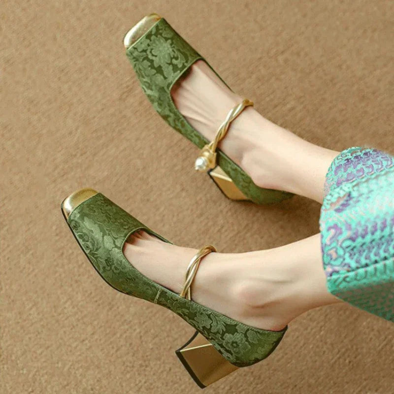 Elana Chunky Heeled Shoes