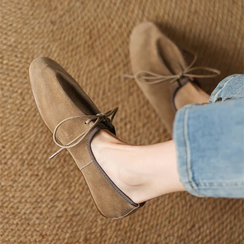 Elara Soft Suede Loafers