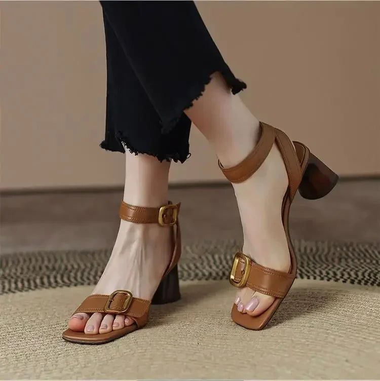 Verano Chunky Heeled Sandals