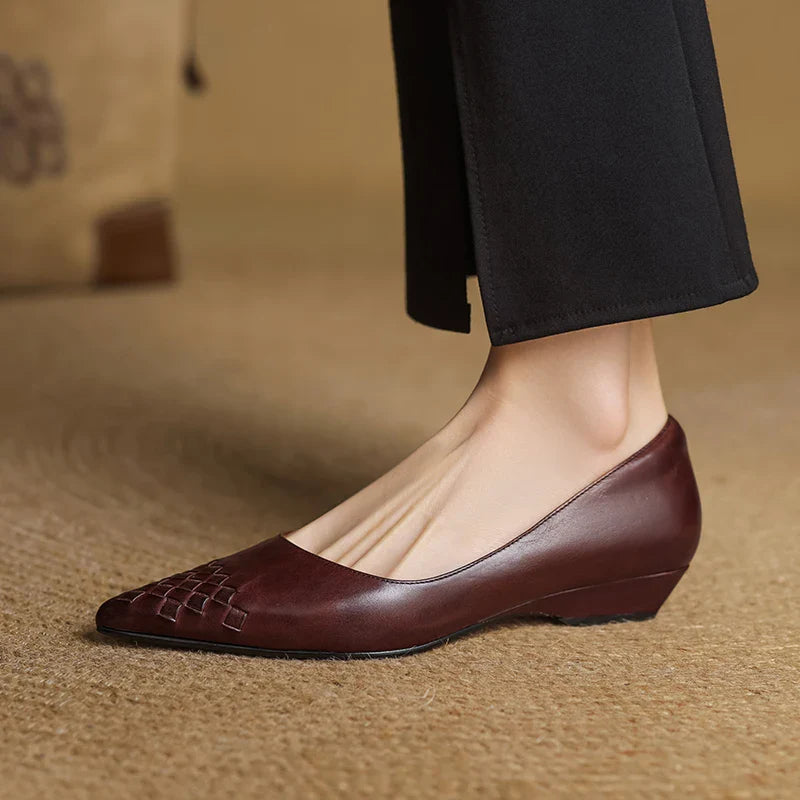 Zelith Genuine Leather Heels