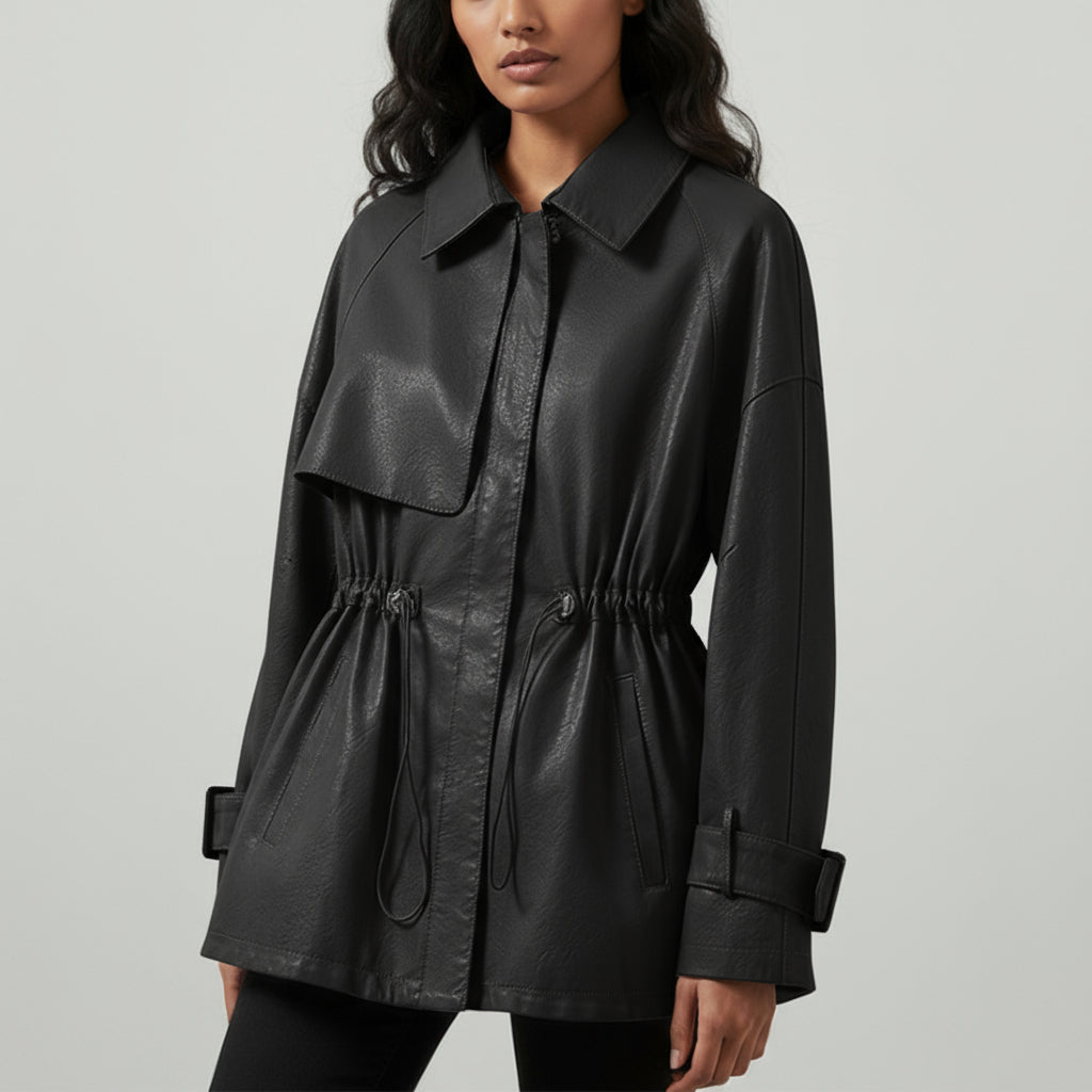 Aria Sheepskin Leather Jacket