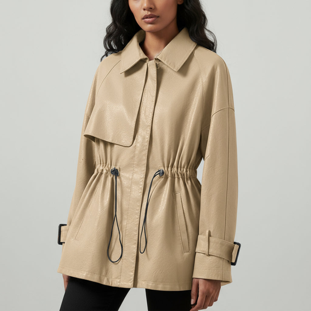 Aria Sheepskin Leather Jacket