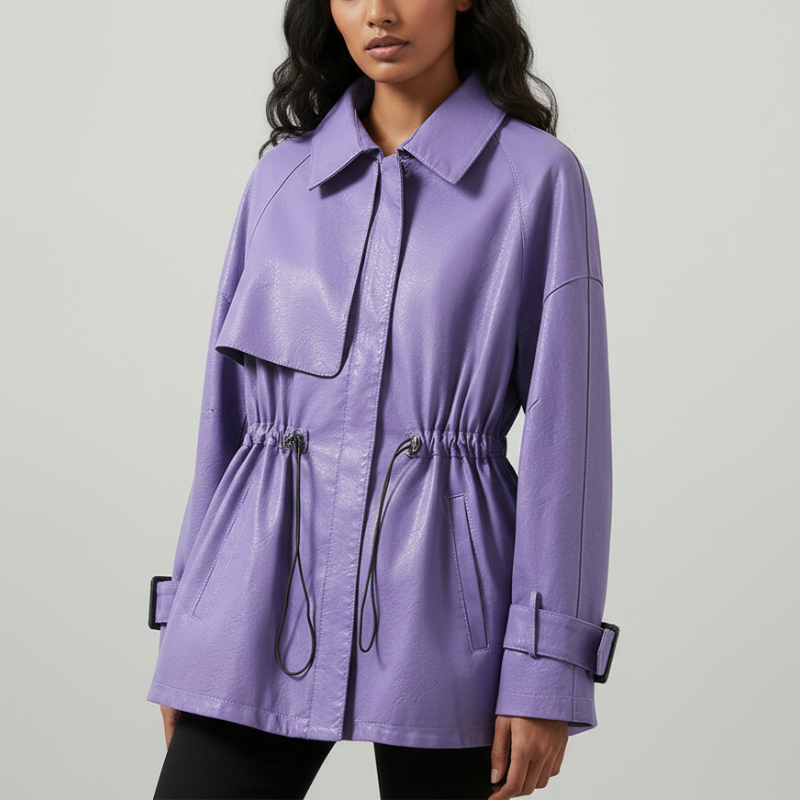 Aria Sheepskin Leather Jacket