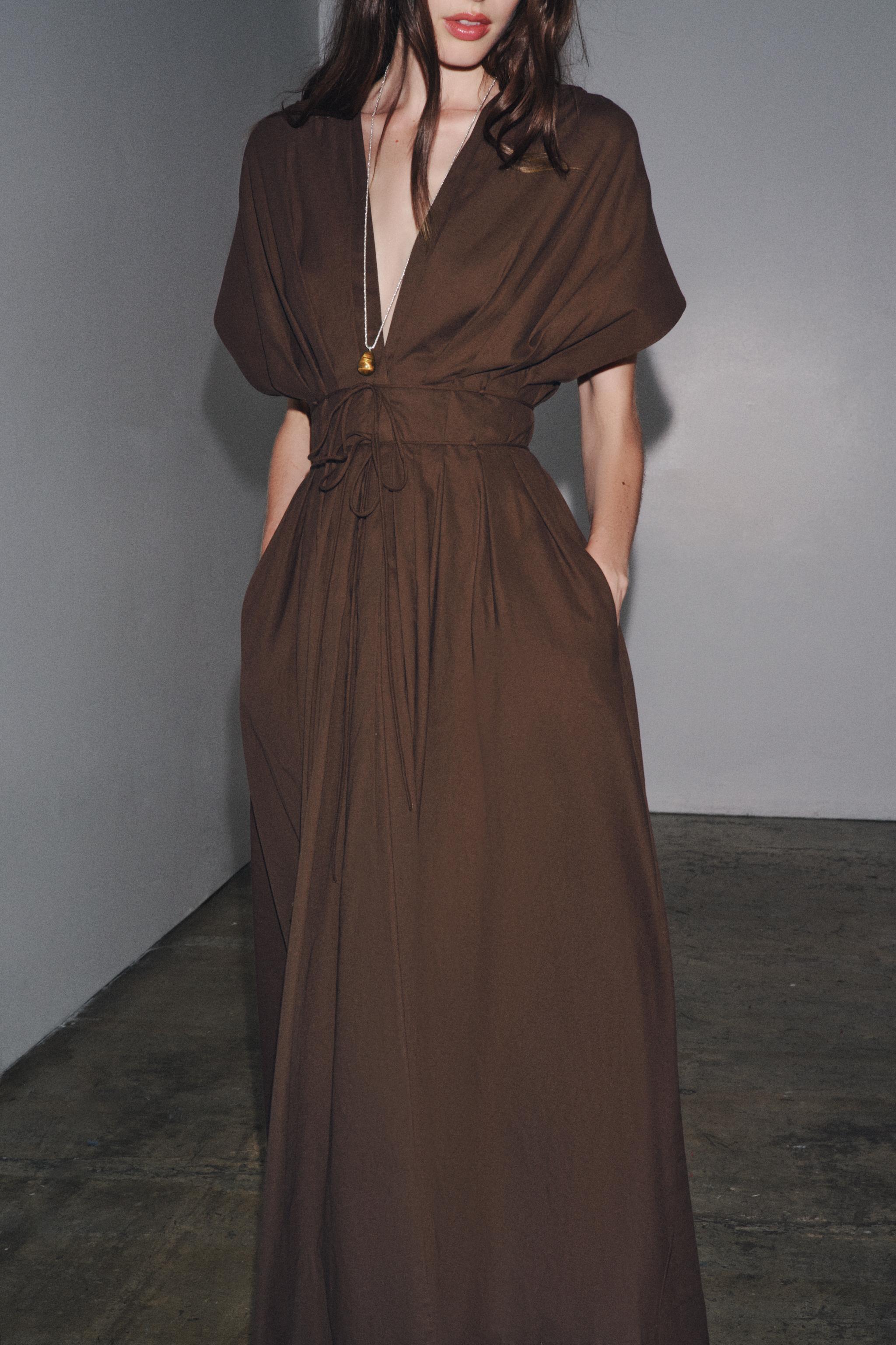 Freya™ - Elegant Midi Wrap Dress