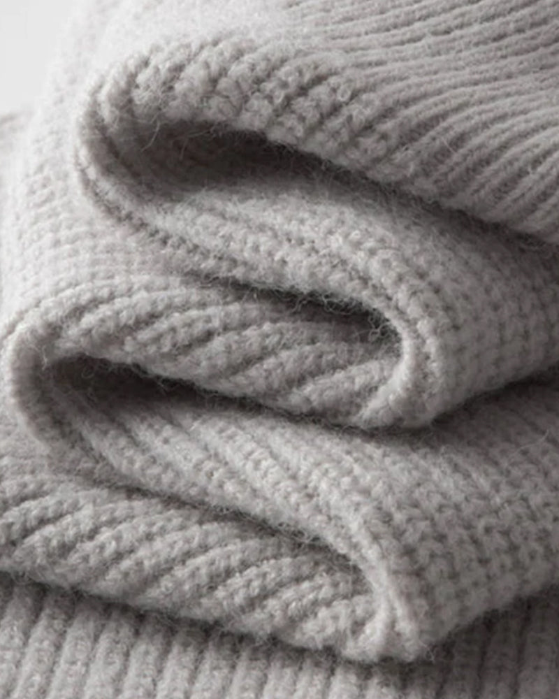 AMALFI Wool Gilet with Full-Zip Closure