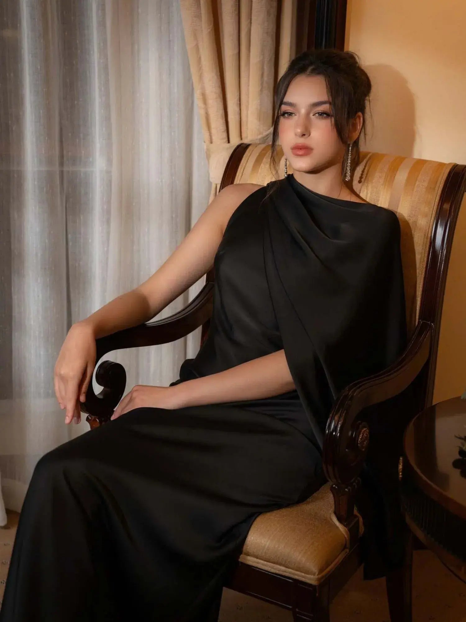 Lavanda™- Premium Satin Dress