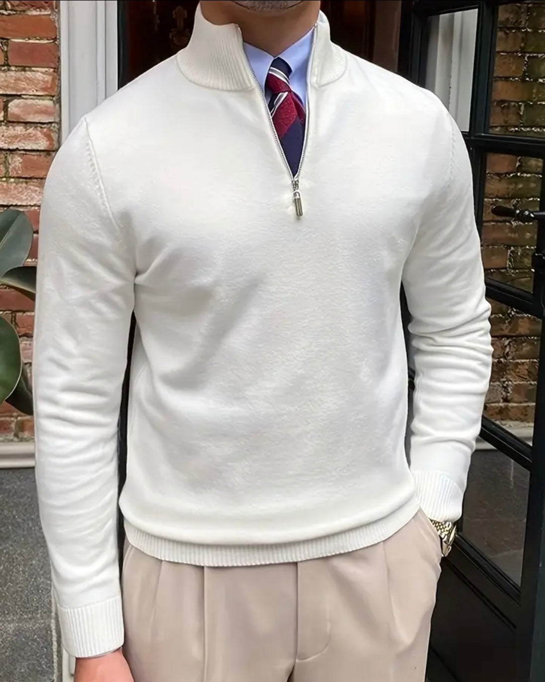 ROMA Half-Zip Sweater