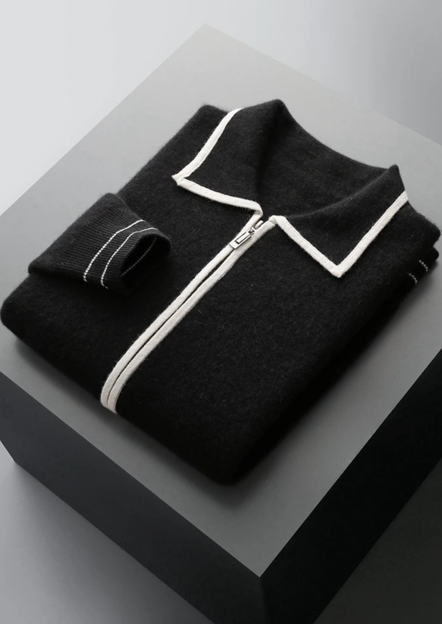 Callum WOOL POLO CARDIGAN