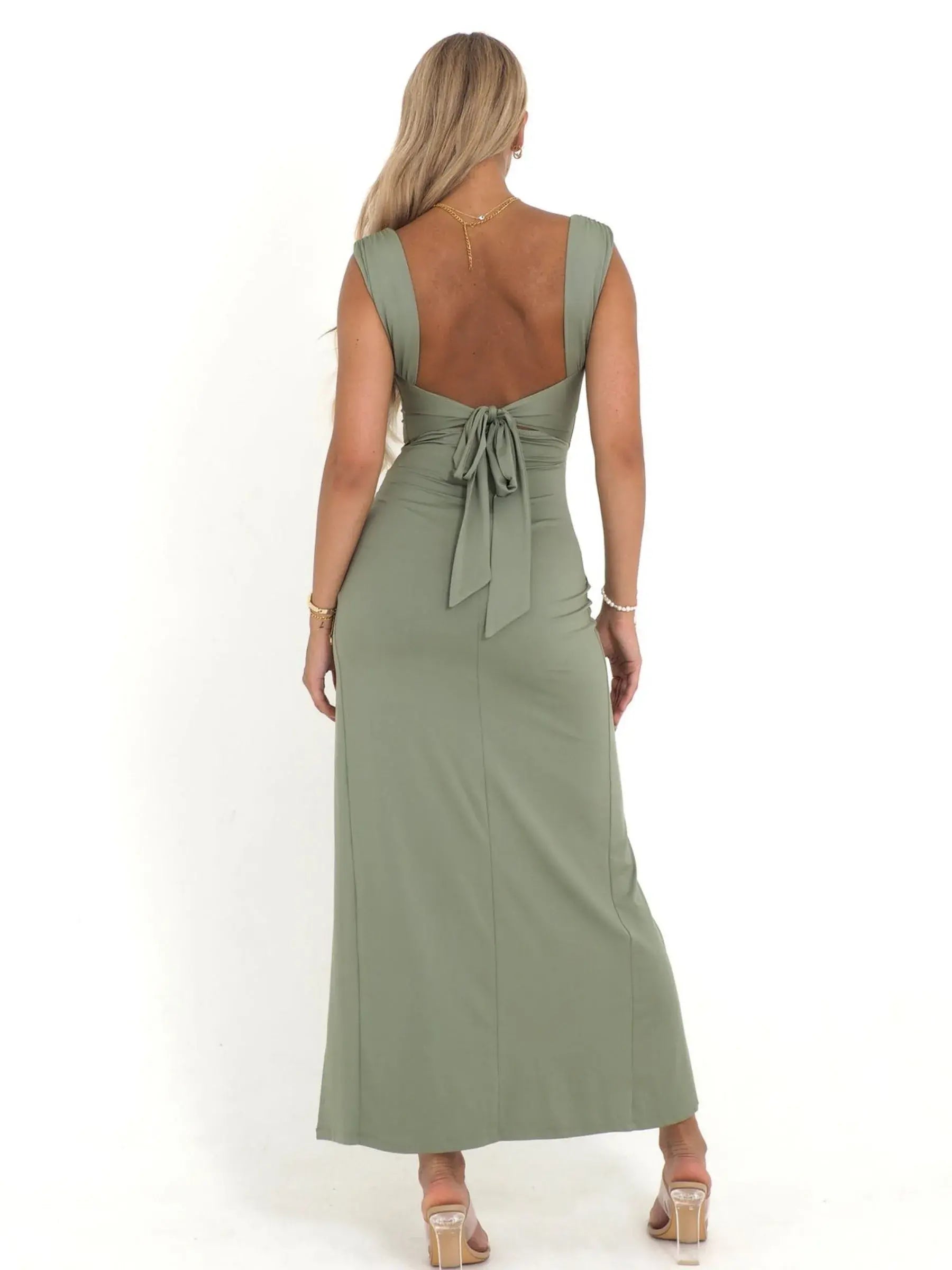 Celeste™ | Sculpted Maxi Dress