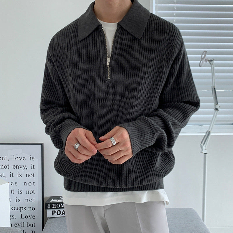 RASON Zip-Up Sweater