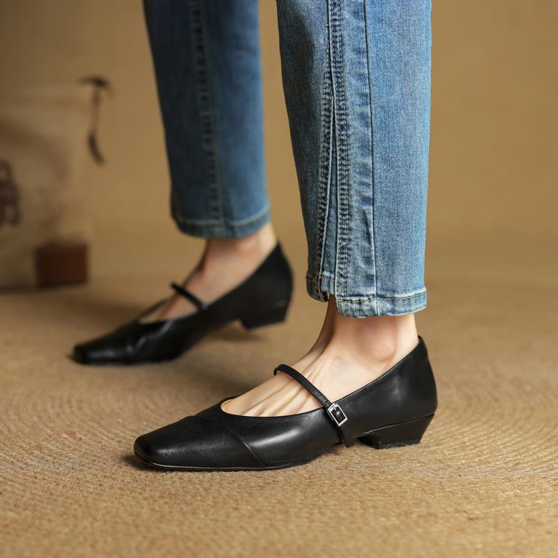 Velin Authentic Leather Heels
