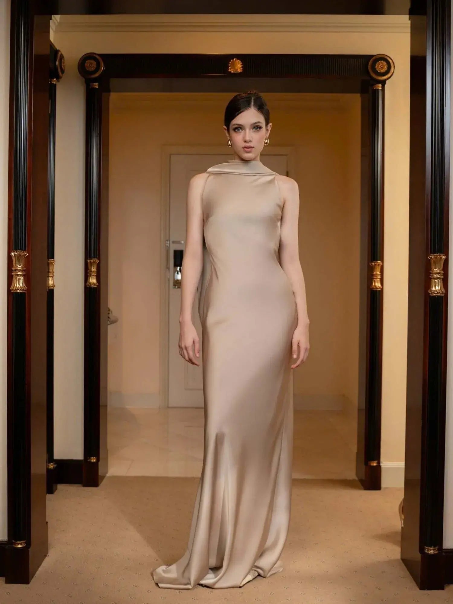 Lavanda™- Premium Satin Dress
