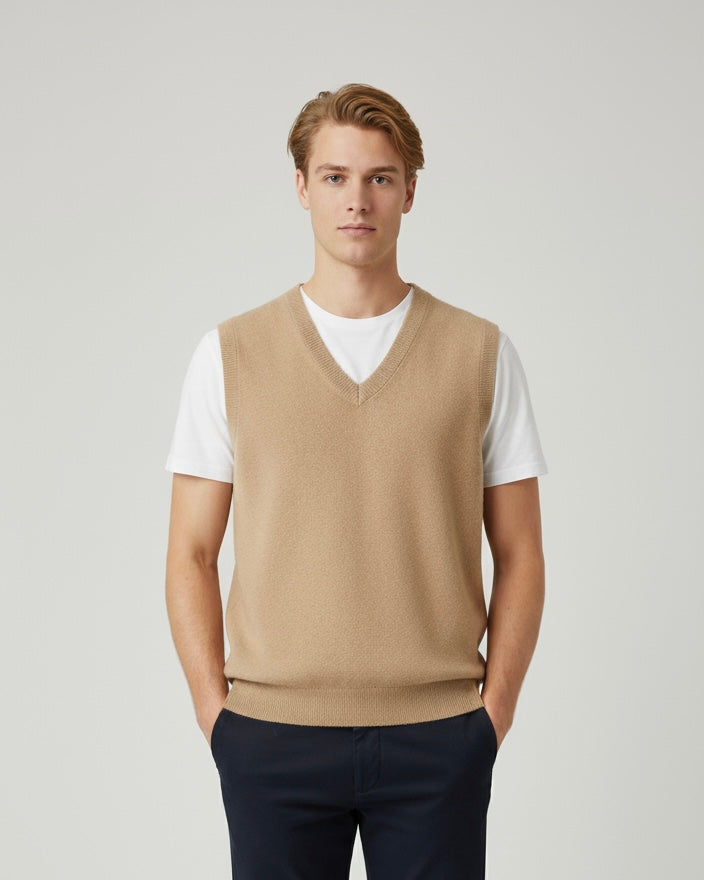 Luxury Knit Vest by TOSCANA