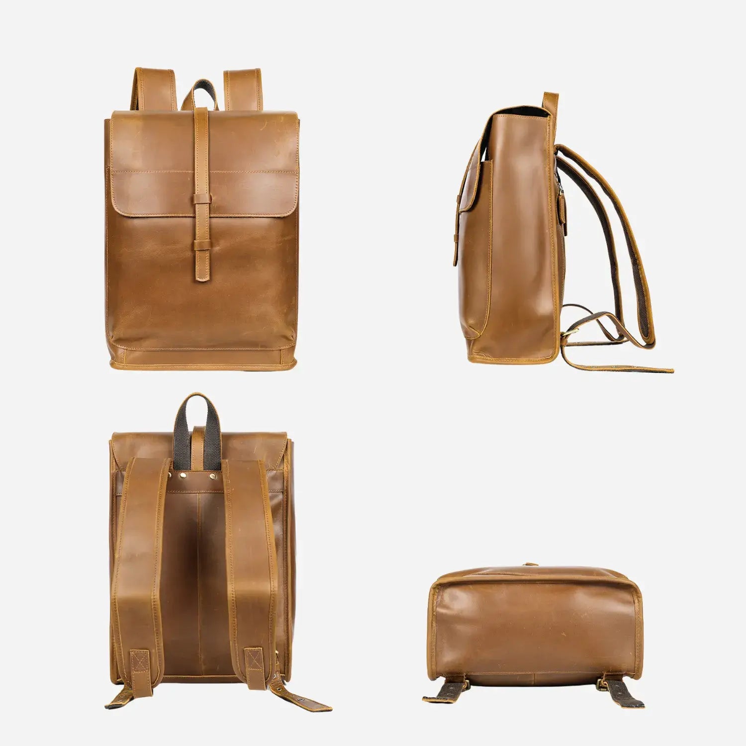 Bellor - Handmade Genuine Leather Bagpack