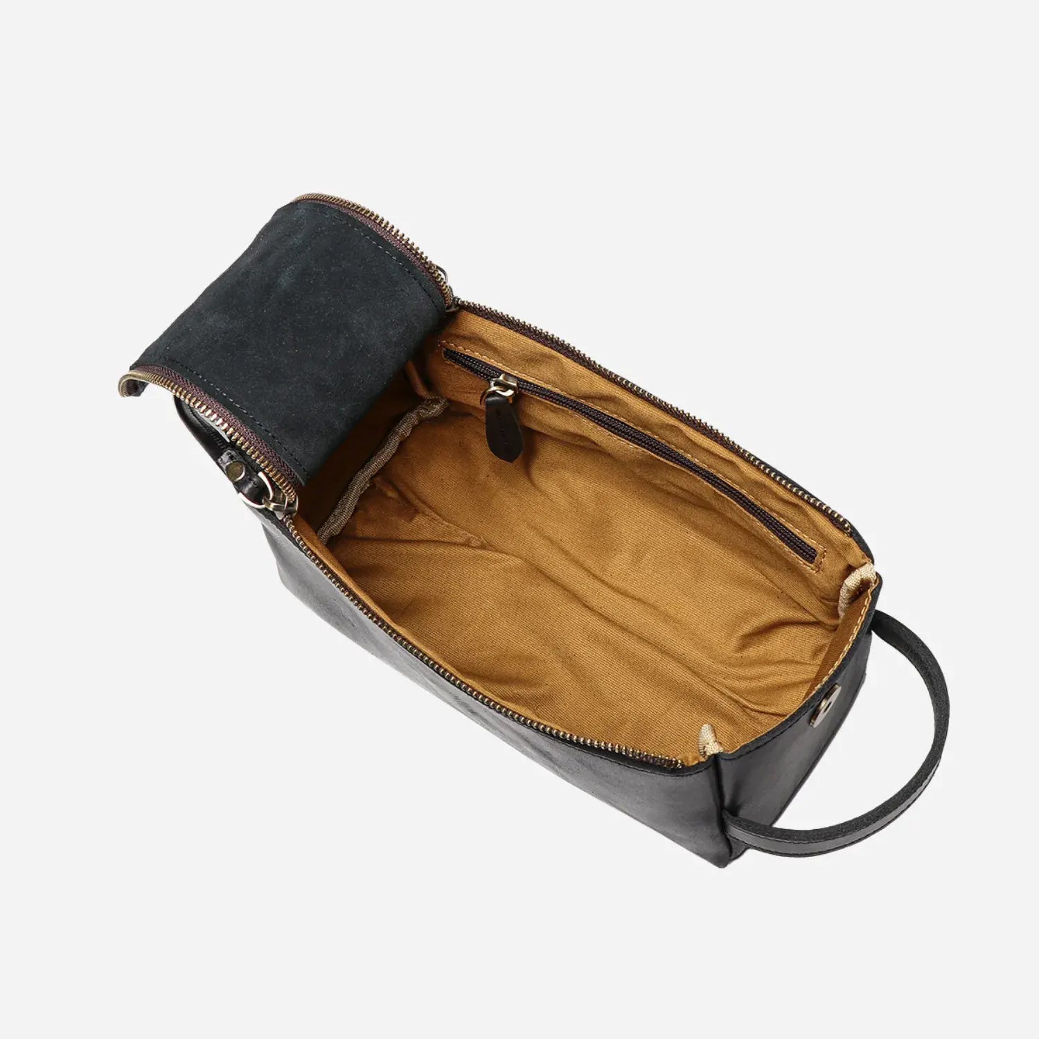 Carter - Handmade Leather Toiletry Bag