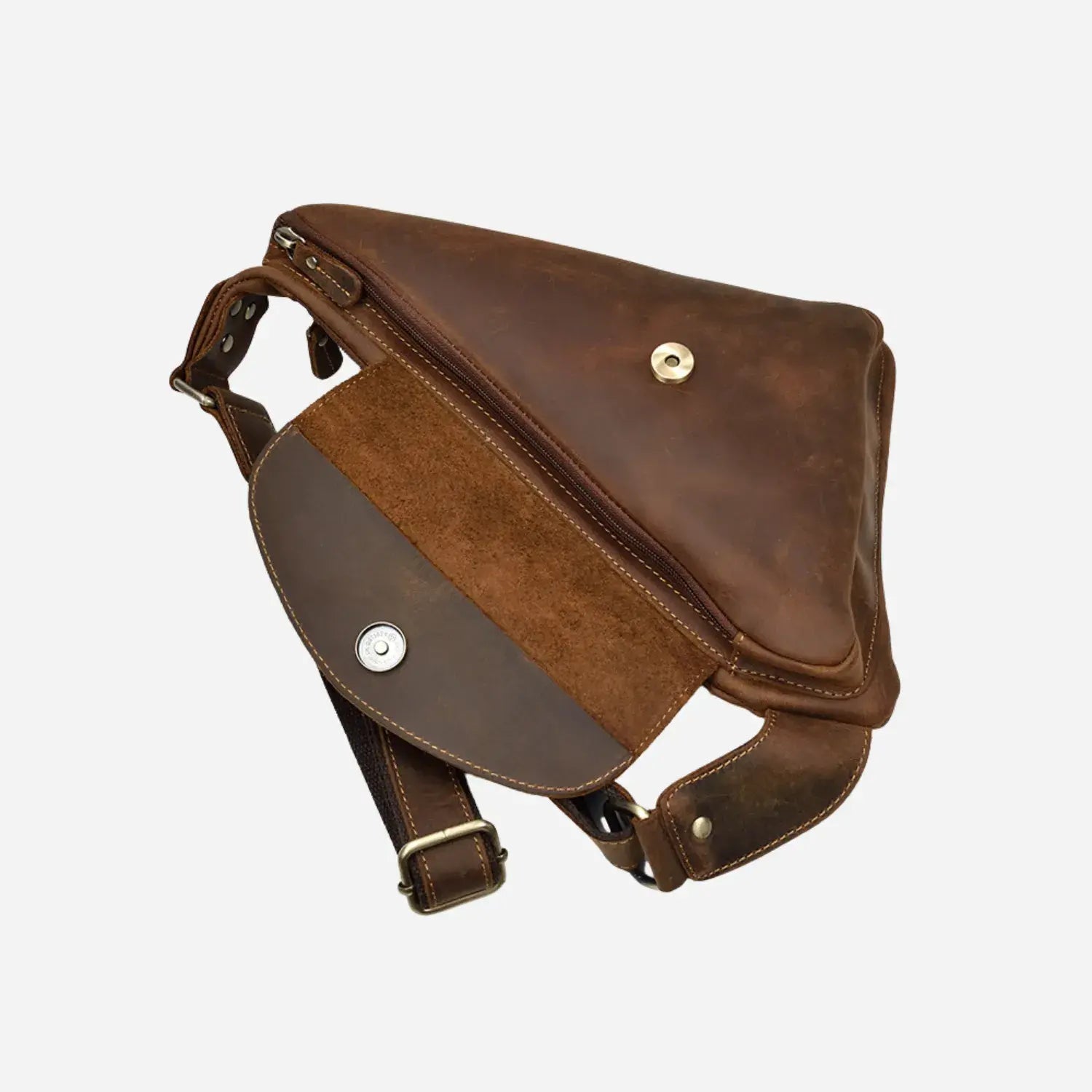 Caviel Genuine Leather Cross Body Bag