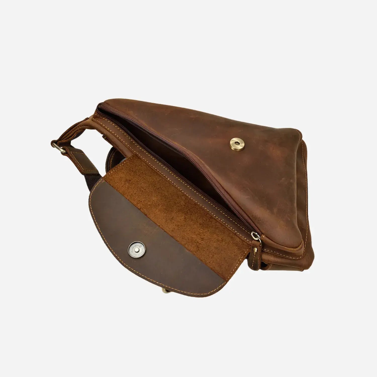 Caviel Genuine Leather Cross Body Bag