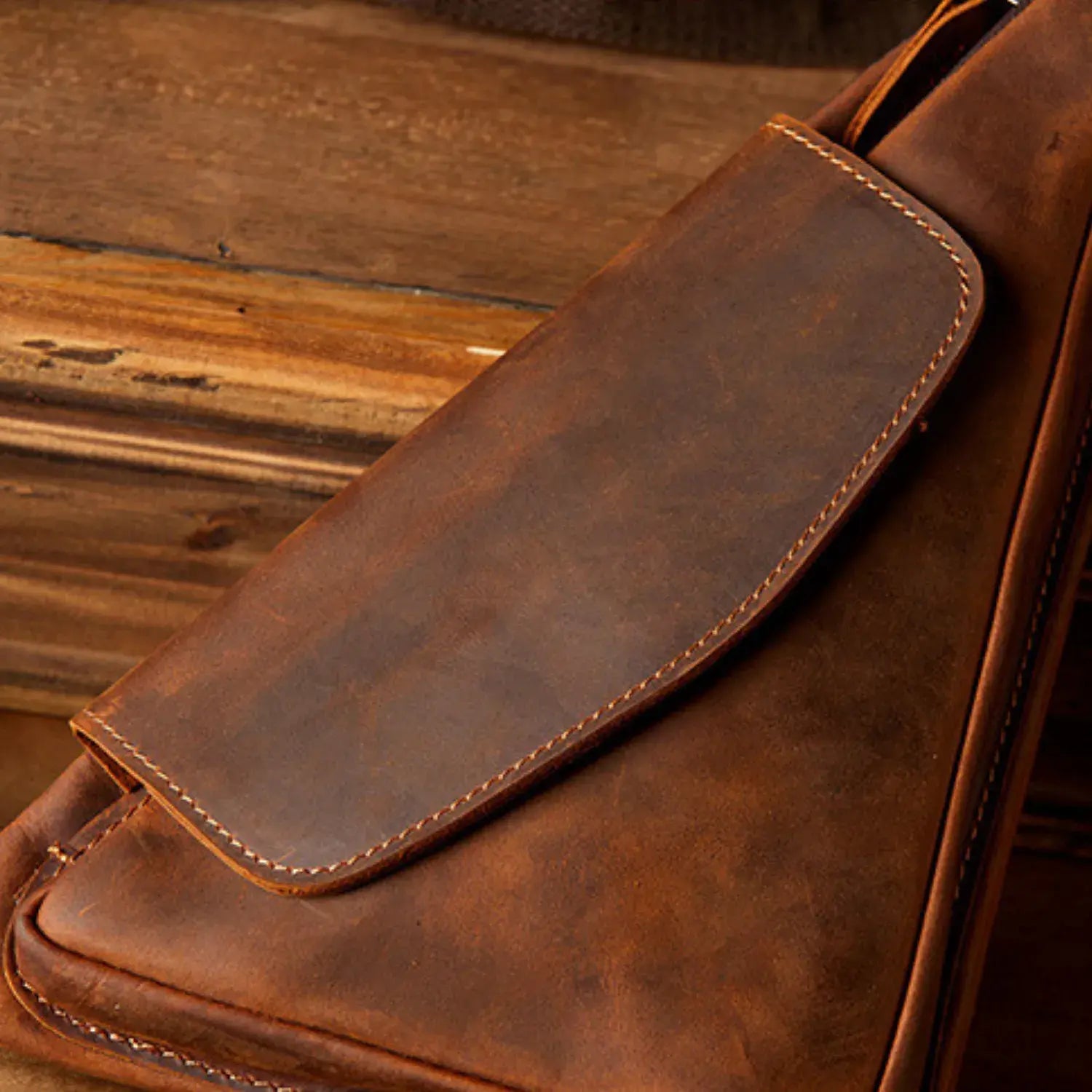 Elford Real Leather Cross Body Bag