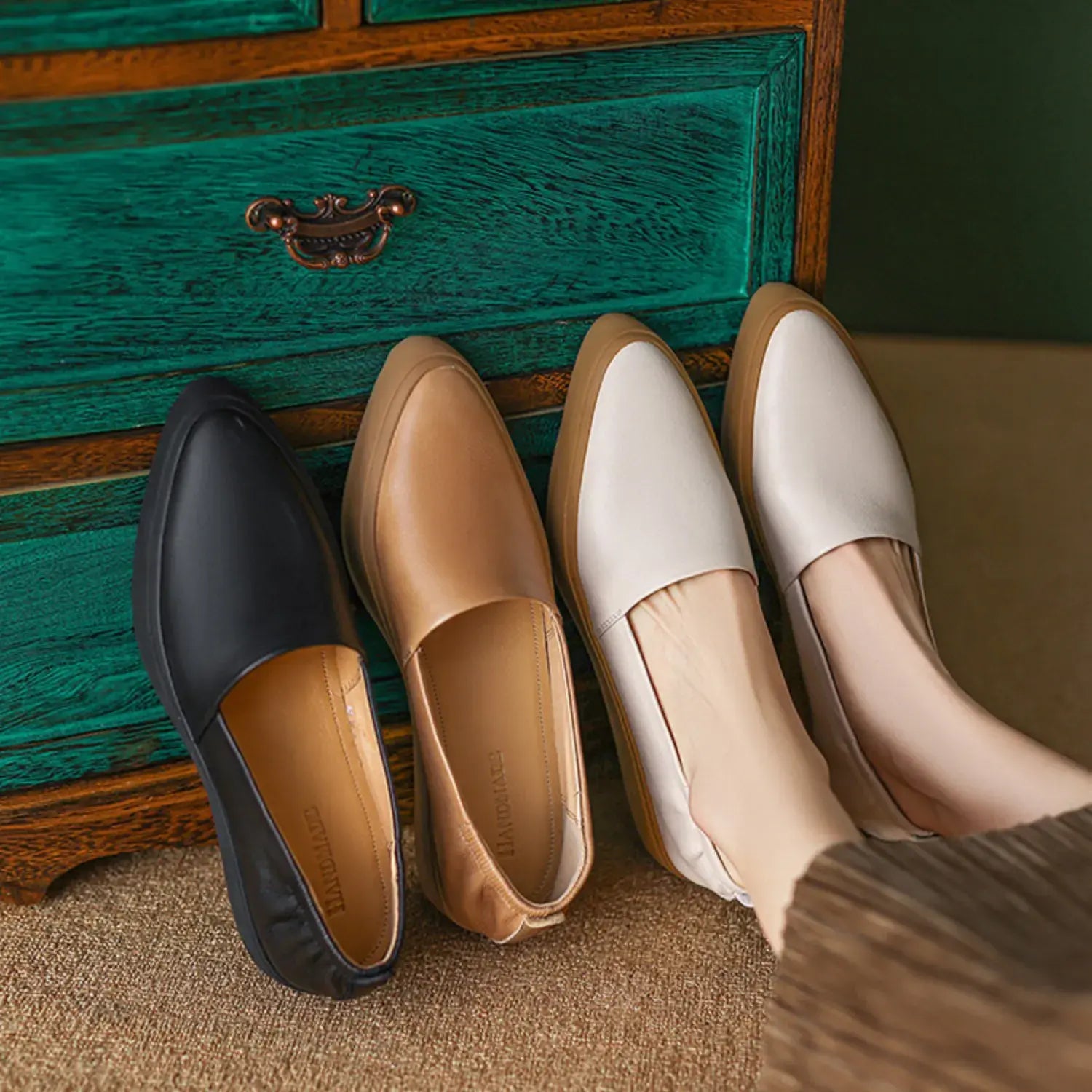 Elodie Orthopedic Genuine Leather Loafers