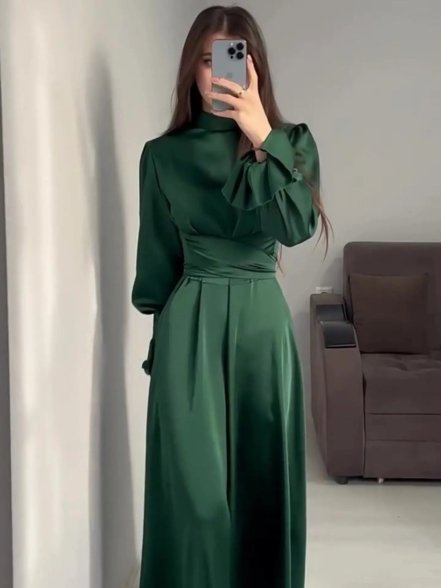 Feyza - Maxi Satin Dress