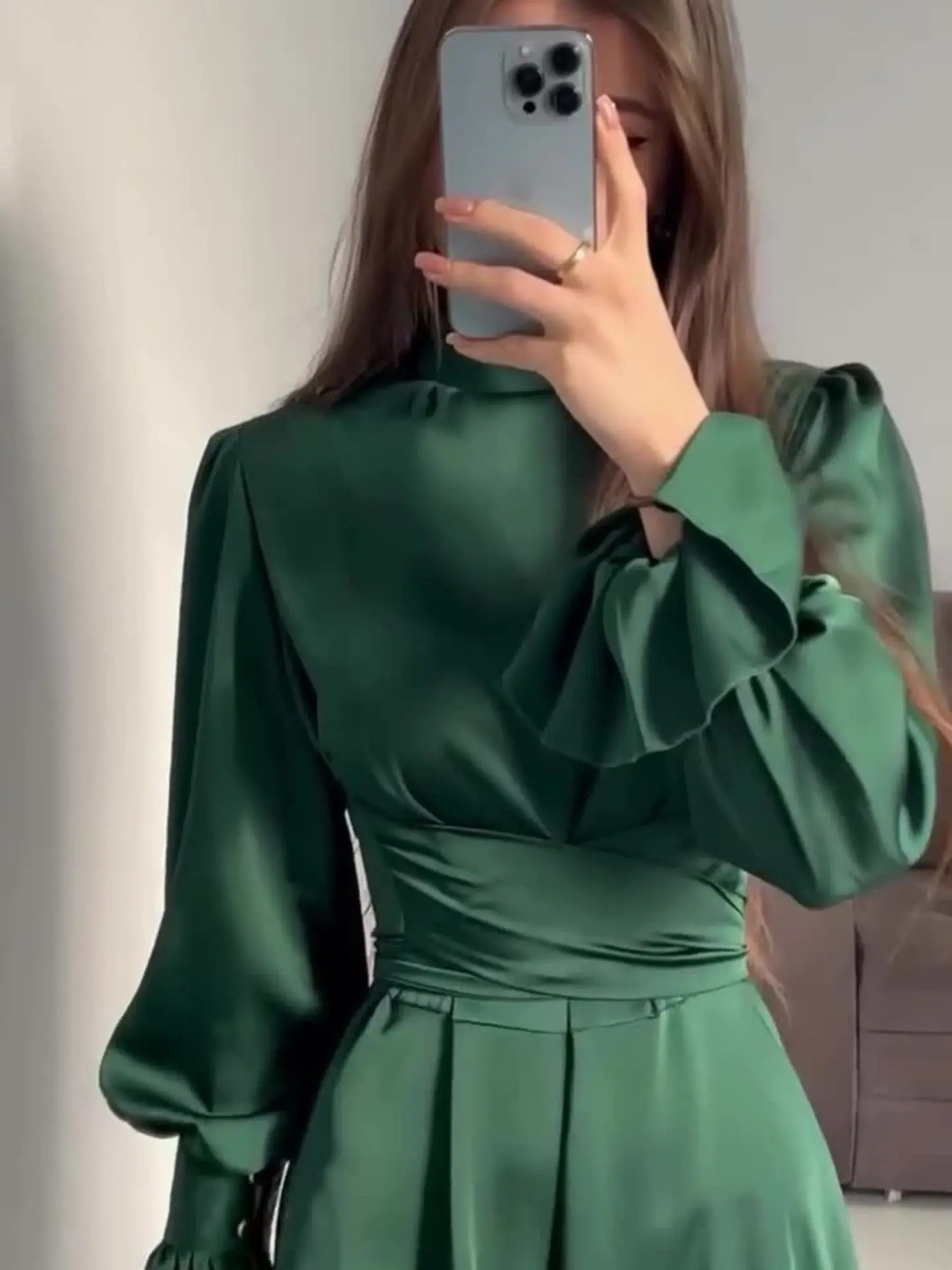 Feyza - Maxi Satin Dress